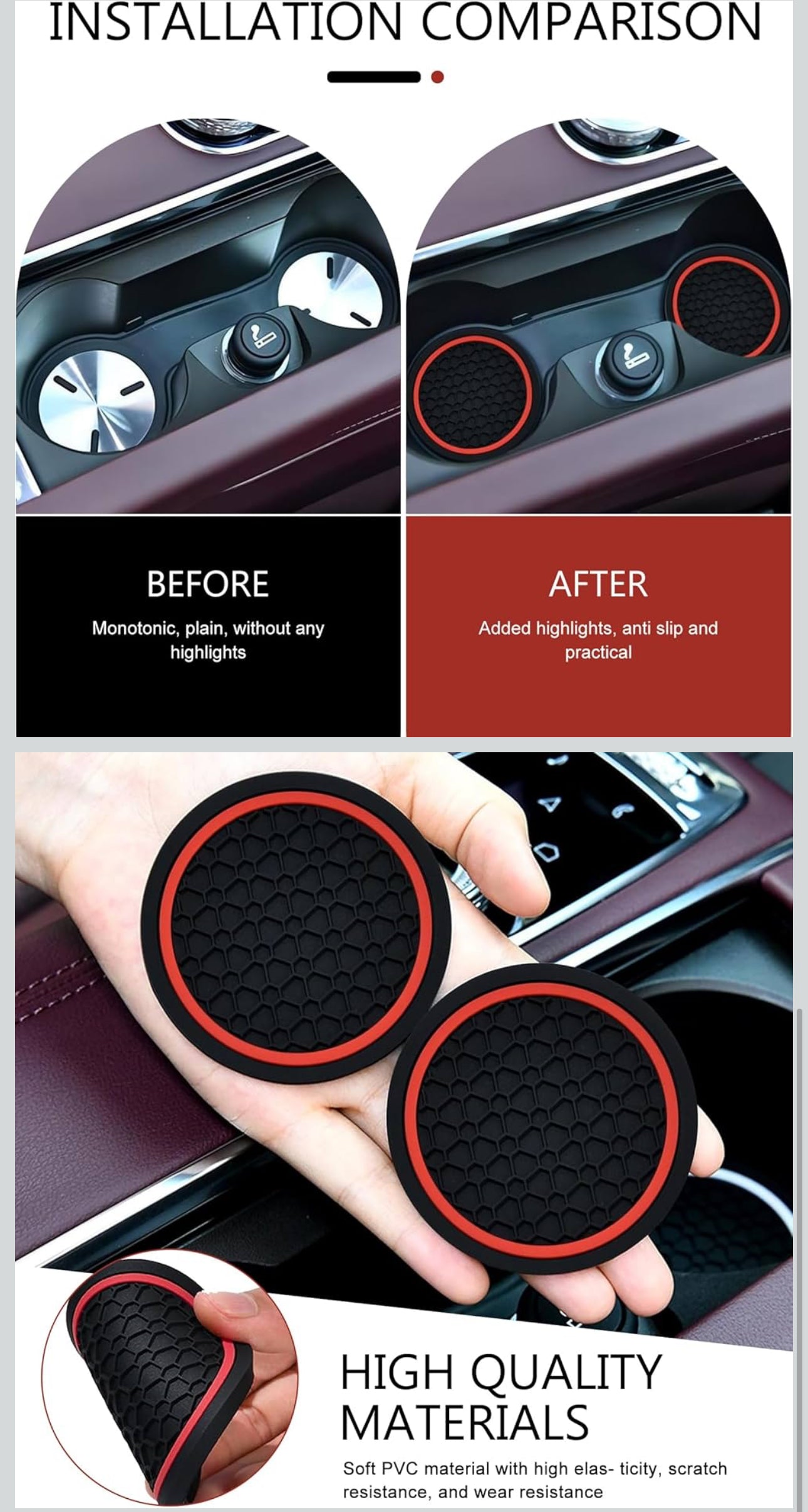 4 PCS CUP HOLDERS