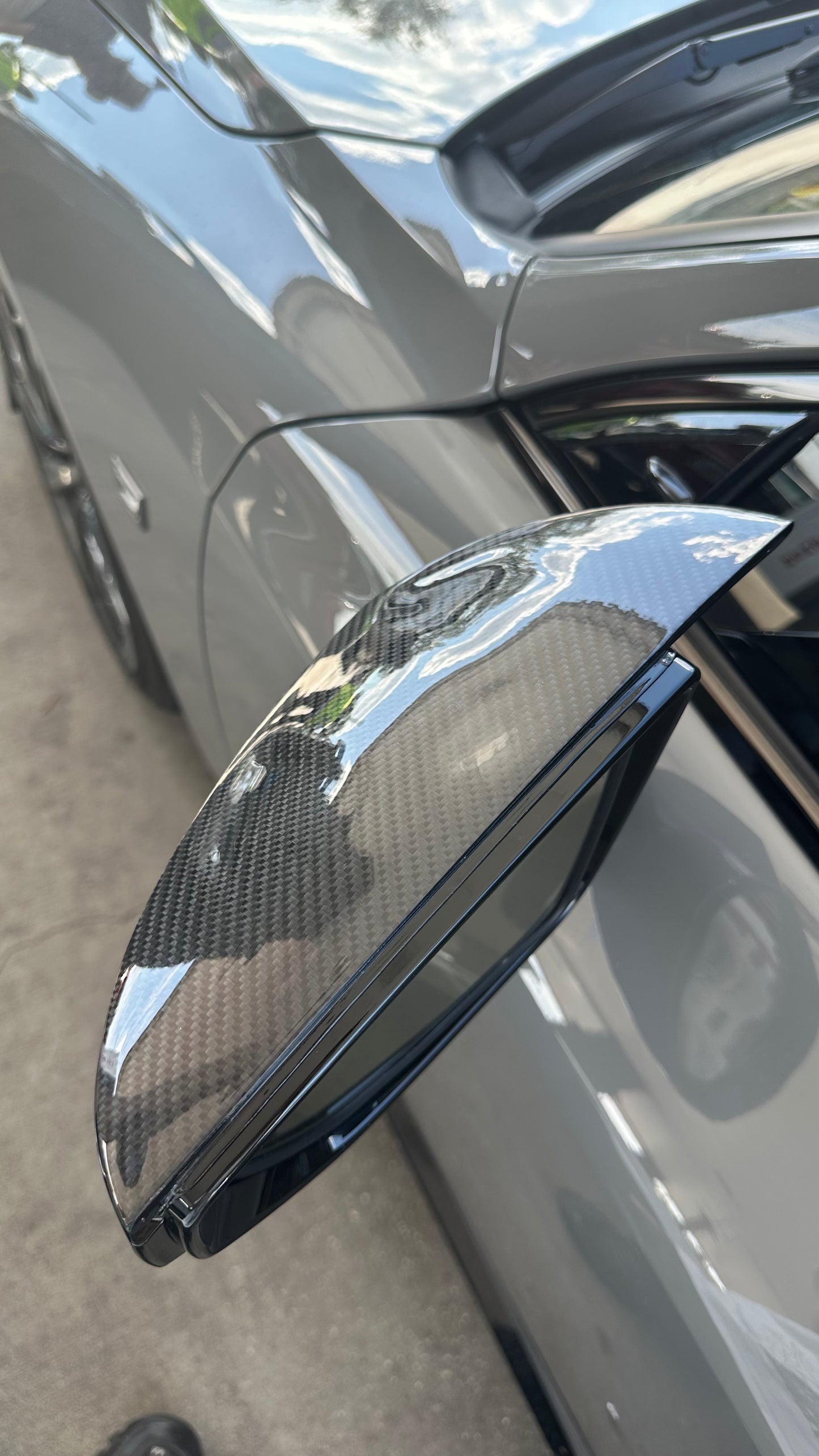 Carbon Fiber Mirror Caps