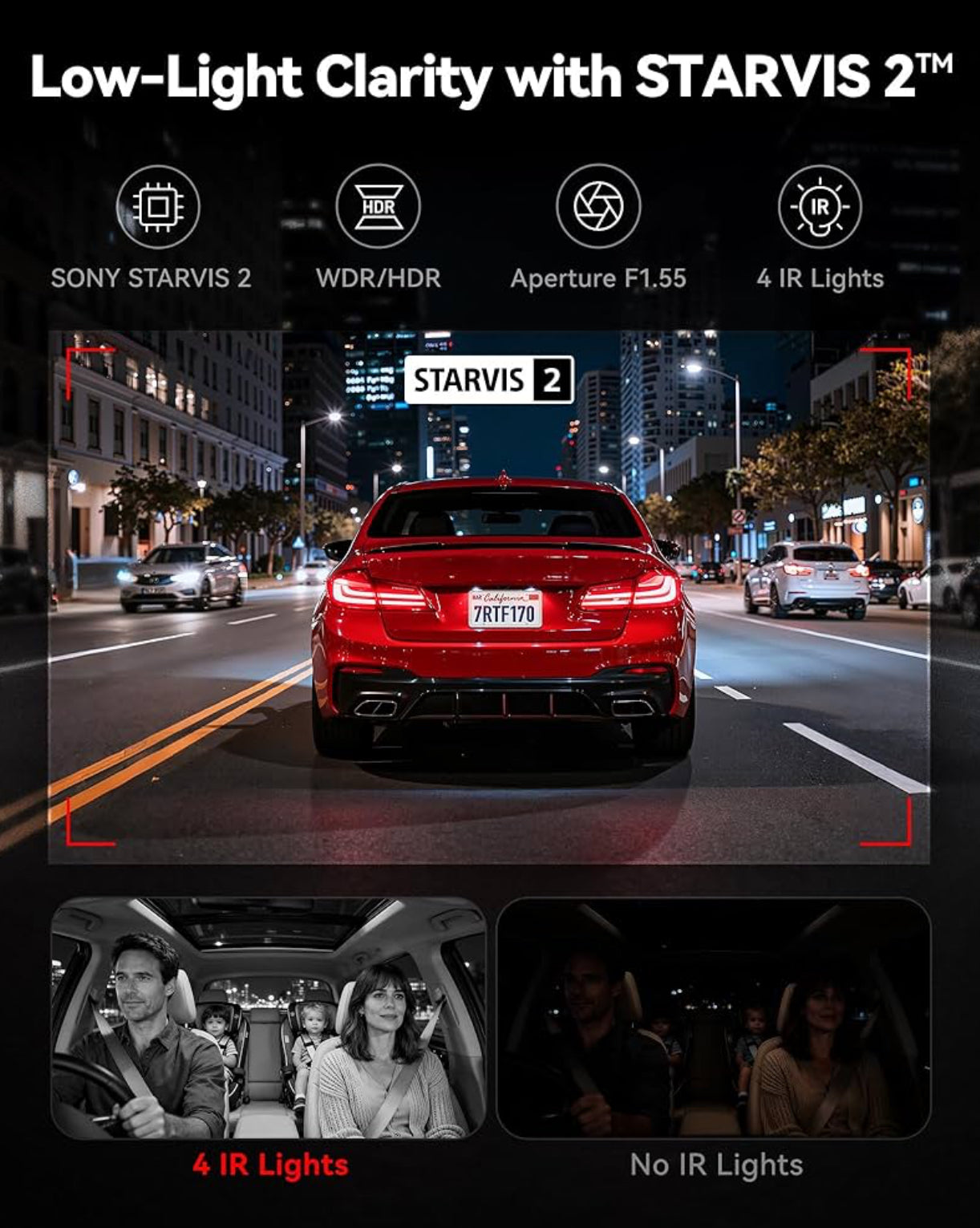 4K 3 Channel Dash Cam