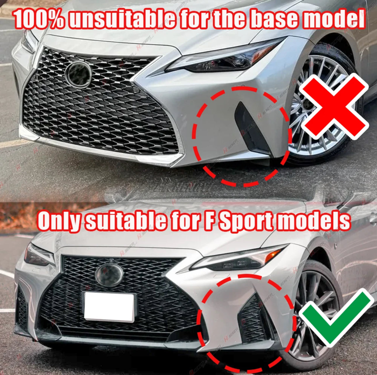 CARBON FIBER STYLE FRONT LIP