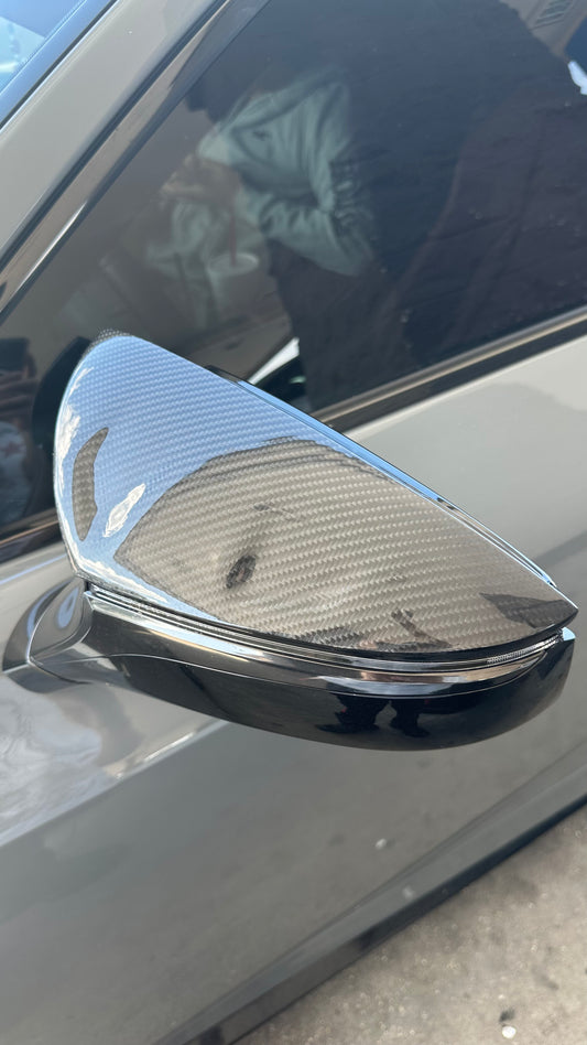 Carbon Fiber Mirror Caps